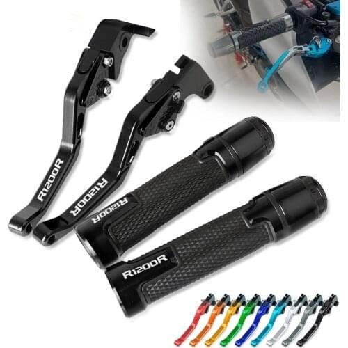 R1200R Handbrake Brake Handle Clutch Levers Motorcycle Thruster Grip Handle Bar Cap End Plugs For BMW R1200R 2015 2016 2017 2018