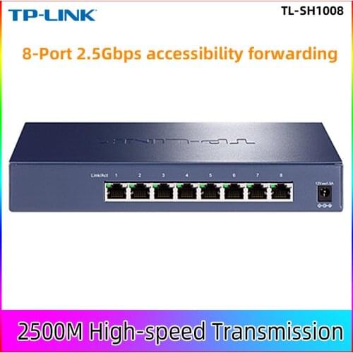 Tp-link network switch 2.5g switch ethernet 8-port 2500mbps 2.5gbps switch RJ45 switch TL-SH1008 Plug and play