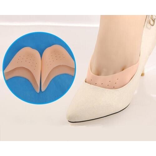 Silicon Gel Dancing Foot Tip Protector Shock Absorbing Inserts Pads Foot Tip Pouch Dance Point Pads for Ballet