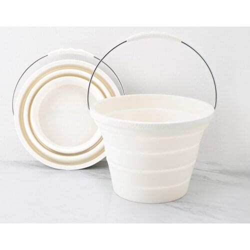 Jordan&Judy 7.2L Folding Silicone Water Bucket Camping Car Travel Fishing Washbasin Washing Pail from Xiaomi Youpin