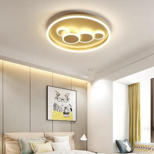 Modern led luxury crystal ceiling led modern ceiling lamp Bedside Aluminum living room bedroom ceiling light fans luminaria