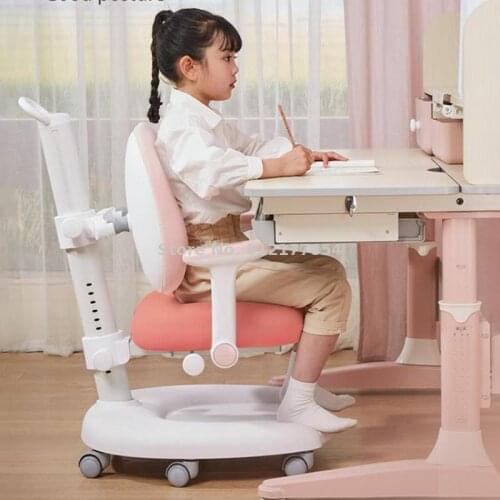 Childrens Learning Chair Correction Sitting Posture Seat Student Chair Home Adjustable Lifting Backrest Writing Chair