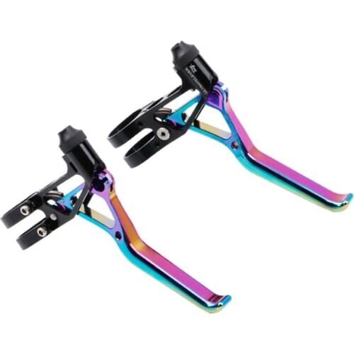 Ultralight folding bike brake lever for Brompton MTB 14 16 20 inch folding bike handlebar brake lever Color plating