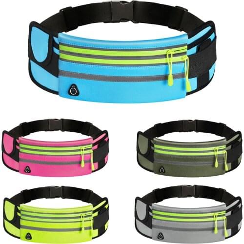 KoKossi Waterproof Running Waist Bag Outdoor Sports Running Belt Bags Women for Iphone Phone Jogging Bags for Women Men