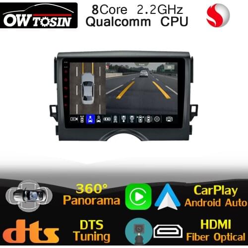 Qualcomm 8Core Android For Toyota Mark X Reiz X130 2009-2019 Car Radio GPS 360 Camera Optical HDMI 4G LTE DTS HIFI Auto WiFi DSP