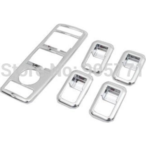 High Quality Chrome Side Window Panel Master Switch Decorate Trim Styling for Mercedes Benz GLK 08 12