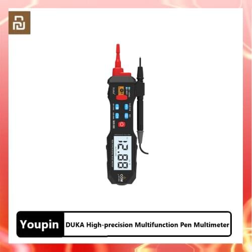 DUKA High-precision Multifunction Pen Multimeter Voltage Resistance Measurement With LCD Digital Backlight Display