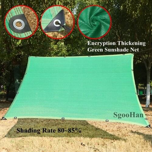 Green Anti-UV HDPE Sunshade Net Pet Dog House Awning Swimming Pool Greenhouse Succulent Plant Shading Net Car Shed Shade Cover