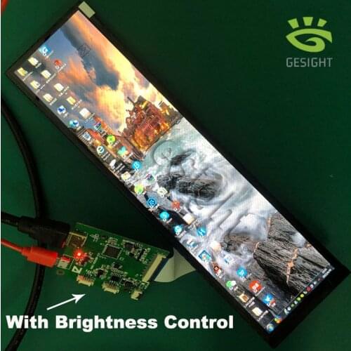8.8 Inch Long Strip LCD Screen 1920*480 HSD088IPW1 HD-MI Driver Board Second Monitor Aida64 Sub Display CPU GPU Information