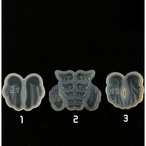 1 piece Wings set DIY Silicone Crystal Drop Rubber Mold Transparent Clear Handmade Jewelry Mould Tools resin molds for jewelry