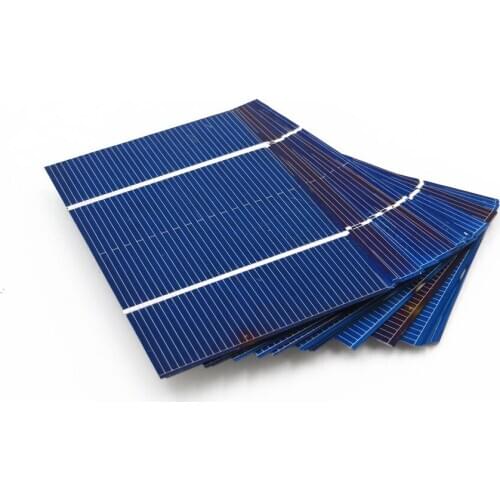 100pcs / lot 156 Solar Cells Panel DIY Charger Polycrystalline Battery Charge Silicon Sunpower 5/6 inch Mono Poly