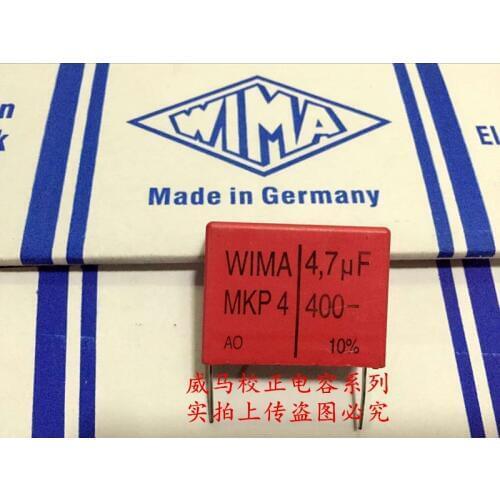 2020 hot sale 5PCS/10pcs German capacitor WIMA MKP4 400V 4.7UF 400V 475 4U7 P: 37.5mm free shipping