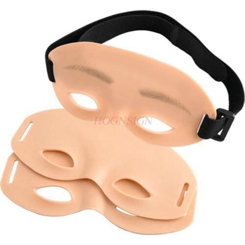 3pcs Head mounted eyebrows practice leather tattoos novice simulation leather silicone fake skin beginner tattoo tool supplies