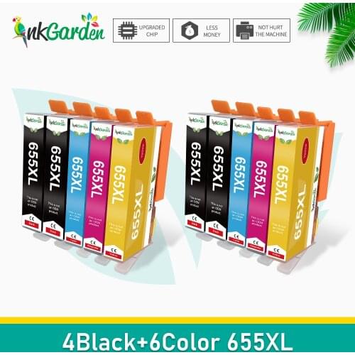 4-10 Pcs For Compatible 109A Cartridge Replacement For HP 655 HP655 Ink Cartridge for deskjet 3525 5525 4615 4625 4525 Printer