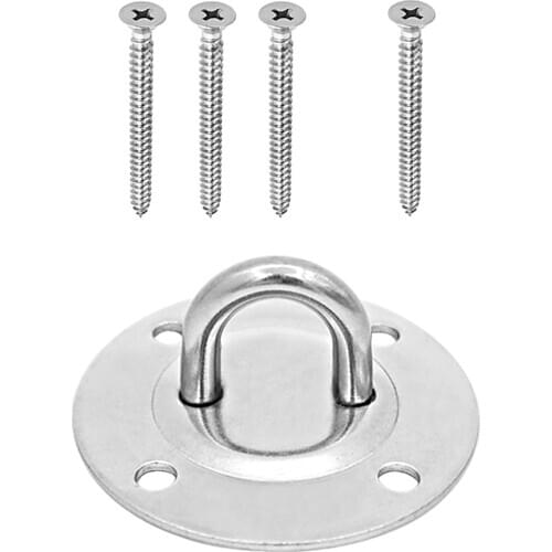 5pcs Set Stainless Ceiling Hook Hammock Chair Hanging Kit Yoga Swing