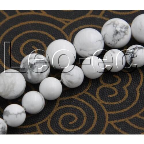 6mm white turquoises Loose Beads Strand ForJewelry Making 15" V1255