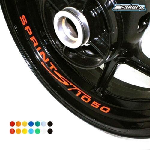 8 X CUSTOM INNER RIM DECALS WHEEL Reflective STICKERS STRIPES FIT TRIUMP SPRINTSP 105