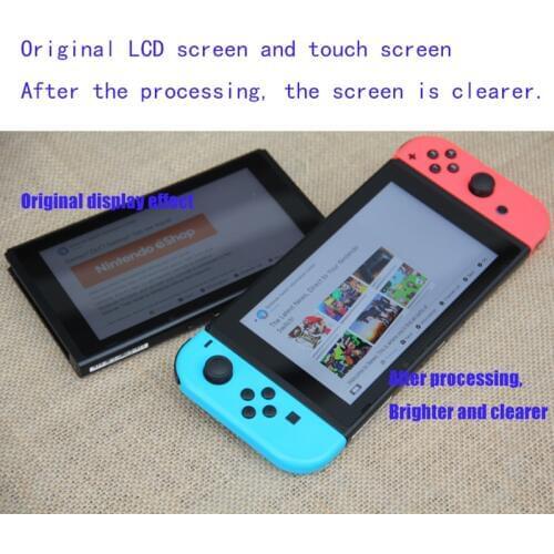 For Nintend Switch accessories 100%Original for NS console lcd display + touch screen Full screen assembly replacement