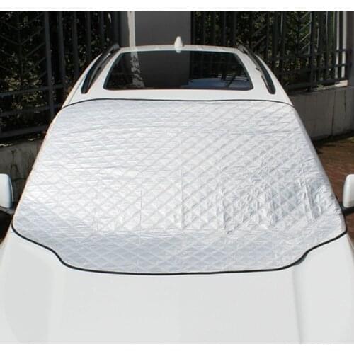 Car Cover Outdoor Rain, Snow, Frost, Sun Protection Cover Anti-UV Protection, Windscreen Ice Protection Cover Universal