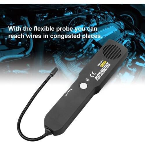 Automotive Wire Tracker Circuit Finder Tester Cable Wire Tracer For Tone Line Test Leads Car Wire Meter Em415Pro