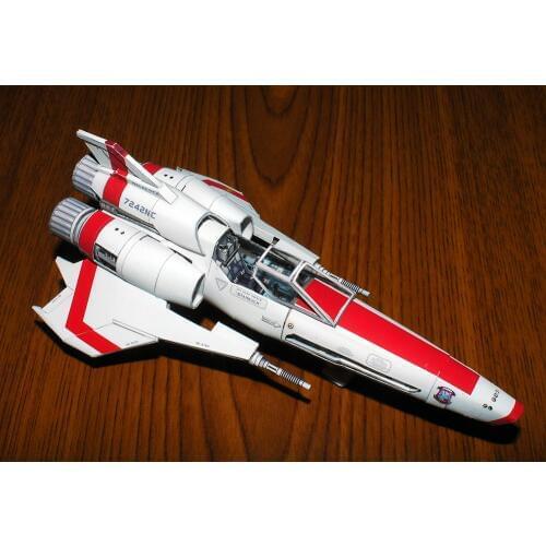 Battlestar Galactic Viper Mark 2 DIY Handcraft PAPER MODEL KIT Handmade Toy Puzzles