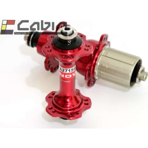 Free shipping Red color Novatec 271/372 high quality road bike hubs,bicycle hubs with quick release
