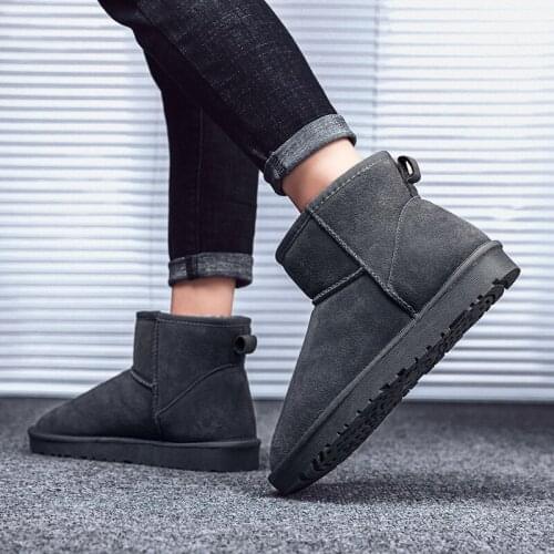 Botas Men Leather Casual Shoes Spring Mens Boots Snow Mens Dress Causal 2020 Fashion Sapatos Sport For