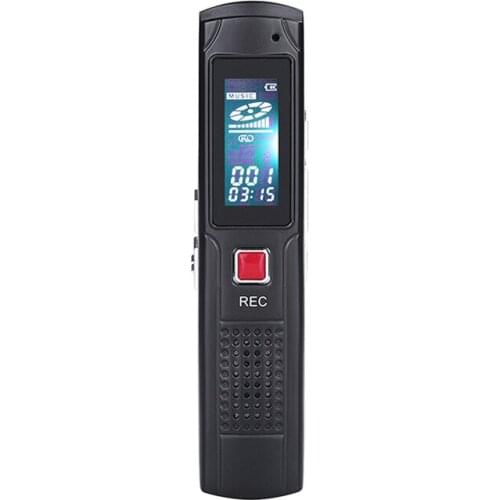 Voice Recorder Digital Audio Recorder Portable Recorder Pen Music Player 8GB with Earphone Jack USB Interface for Meeting Lesson