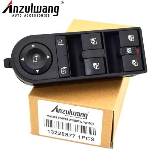ANZULWANG Window Control Switch Button For OPEL ASTRA H / Kombi / Stufenheck / TwinTop ZAFIRA B / Van 13228877 6240 447 13215153