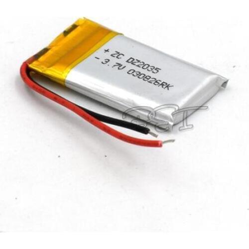 5Pcs 3.7V lithium battery Li-polymer Rechargeable Cell Li-ion Polymer 402035 250mAh For PSP Navi GPS MP3 MP4 Speaker Camera