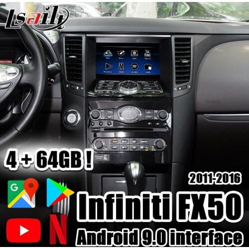Lsailt Android 9.0 GPS Navigator for 2014-2018 Infiniti FX50 multimedia Video Interface support OEM knob Control by Lsailt