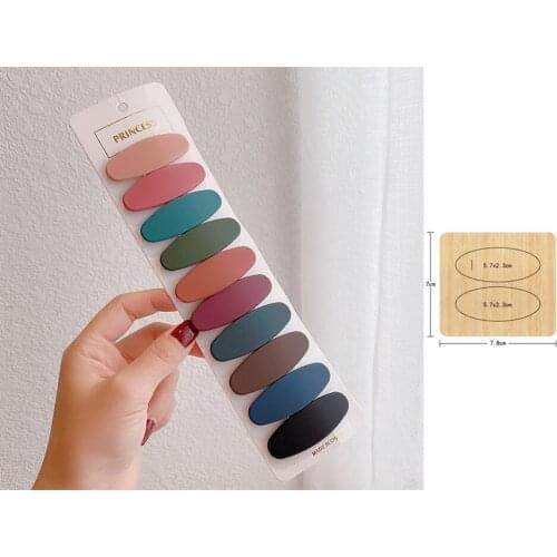 Fashion Oval Hair Clip Handwork Hairpin Cutting Die 2020 New Headdress Wooden Dies Fit Common Die Cutting Machines on the Market