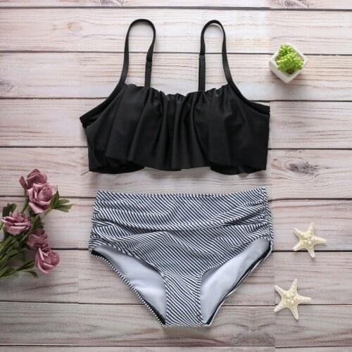 Черные раздельные купальники MOTUONILOVE China At AliExpress