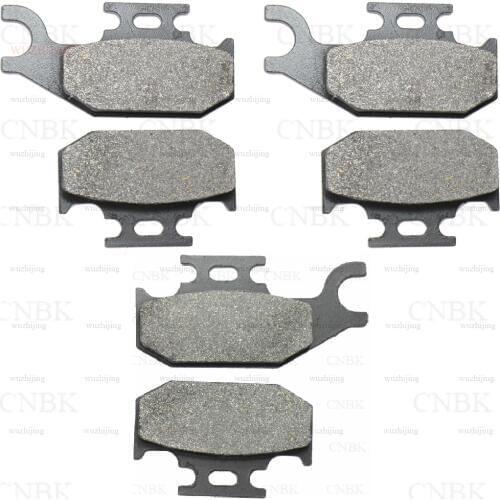 Disc Brake Pads set for Can Am BRP Outlander 500 MAX XT 4x4 (07-12) 650 MAX XT 4x4 (06-12) XT-P (10-12) Front Rear