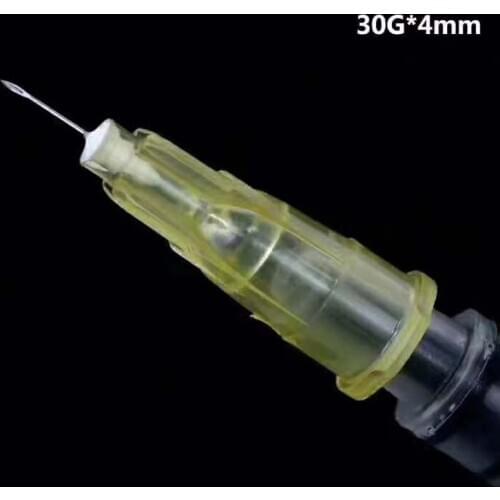 Small needle 13mm 4mm 25mm disposable 30G medical micro-plastic injection cosmetic sterile needle surgical tool