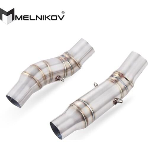 Motorcycle Full System Modified Middle Link Pipe Slip On For Kawasaki Z1000 Z1000SX Z1000R Z1000J Ninja1000 2010-2019 Exhaust