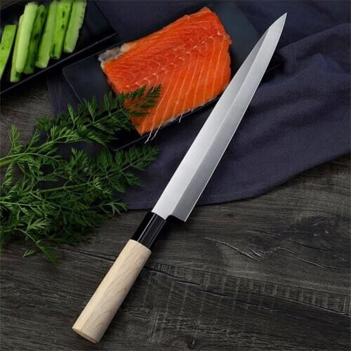 LIUZHANGYU Professional Japanese Chef Knife Sashimi Knife Sushi Knife Fish Knife Salmon Knife