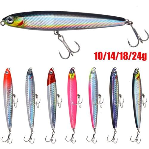 Pencil Sinking Fishing Lure Weights 10-24g Bass Fishing Tackle Lures Fishing Accessories Saltwater Lures Fish Bait Trolling Lure