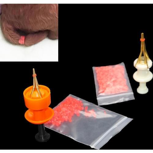 1PCS Pet Tail Cutter Docking Cutting Clip Plier Bloodless Rubber Ring Dog Cocker Spaniel Welmaraner Dobermann Puppy Clinic Tool