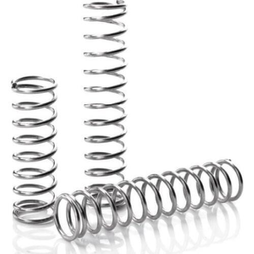 10pcs stainless steel compression spring non-corrosive tension spring surface passivated extension springs