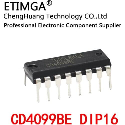5PCS/LOT CD4099BE CD4099 DIP-16 8-bit addressable latch