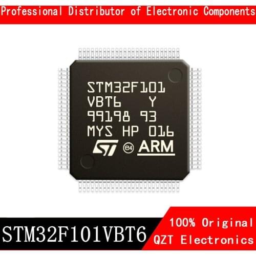 5pcs/lot new original STM32F101VBT6 STM32F101 LQPF-100 microcontroller MCU