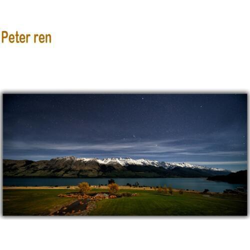 Peter ren Diy Diamond painting cross stitch Round\Square mosaic Picture of rhinestones Full Embroidery "Snow mountain and river"