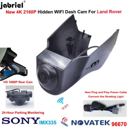 4K Wifi Dash Cam Car DVR For Land Rover Range Rover Evoque Range Rover Sport Range Rover 2014 2015 2016 for Jaguar XJ F-Type XJR