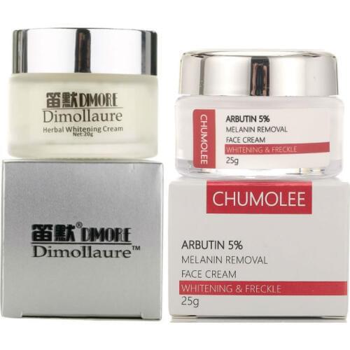 Dimollaure Whitening Freckle cream Alpha Arbutin cream Remove melasma pigment Melanin brown spots whitening face care cream