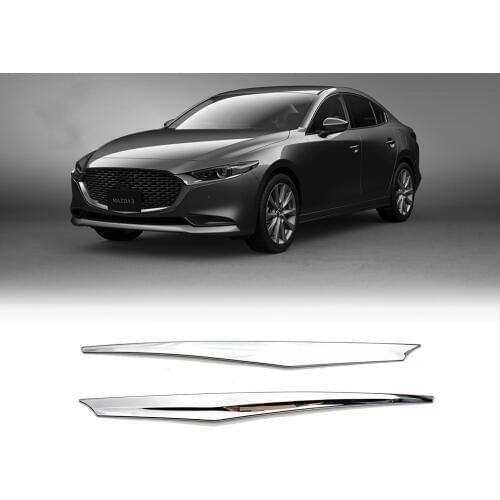 ABS Chrome Rear Trunk Lid Cover Tailgate Trim For 2019 2020 Mazda 3 Accessories