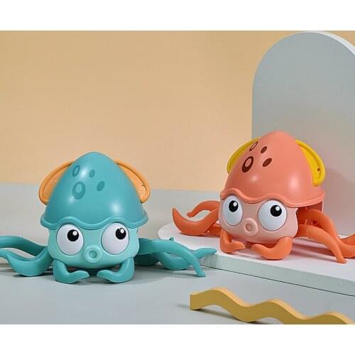 Crawling Octopus Bath Toys Classic Toy Clockwork Children Swimming Pool Water Game Baby Bath Beach Toys For Kids