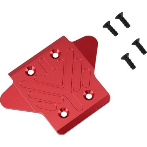 Metal Rear Bottom Plate Protective Cover Skid Plate for Arrma Kraton 6S 1/8 RC Car Upgrade Parts