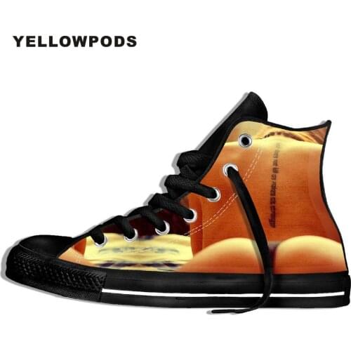 Customized Your Own Logo/Photo/Image Pattern Newest The Back Of A Sexy Girl Cool High-top Loafers Male Fashion Men Flats Shoes