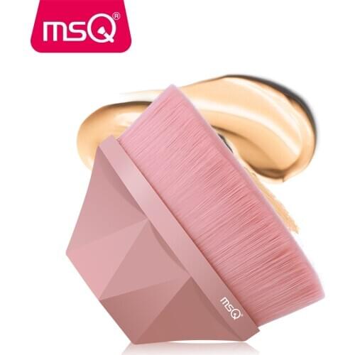 MSQ NO.55 Foundation Brush Smooth Dense Full Coverage Liquid BB Cream Flat Makeup Brush Diamond Shape Cosmetic Tools